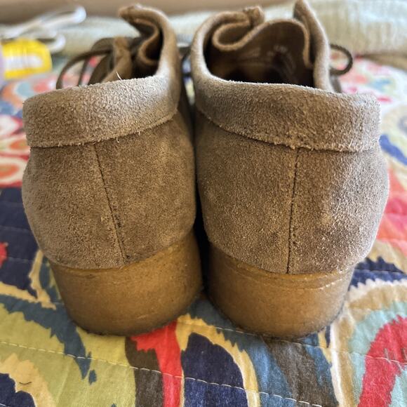 Clarks Originals Wallabee Shoes Brown Leather Loafers Womens Size 6 M 38257 - Picture 5 of 8